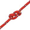 vidaXL Bootsseil Rot 14 mm 25 m Polypropylen