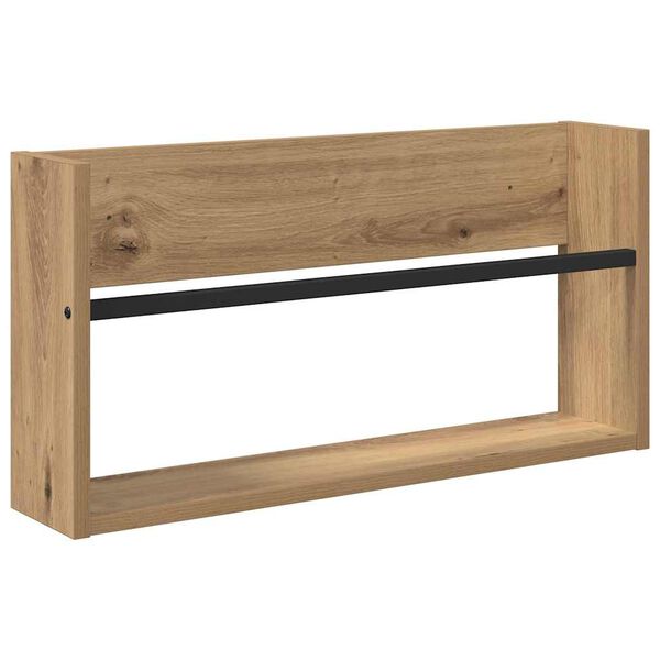 vidaXL Magazinregal Artisan-Eiche 60 x 12 x 30 cm Holzwerkstoff