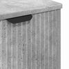 vidaXL Waschbeckenschrank Beton Grau 60,5 x 33,5 x 61 cm Holzwerkstoff