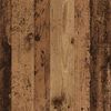 vidaXL Kleiderschrank mit Regal mit Speicher Altholz 77 x 48 x 102 cm