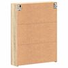 vidaXL Badezimmerspiegelschrank TULUM Sonoma-Eiche 60 x 16,5 x 78 cm