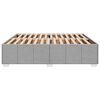 vidaXL Bettgestell ohne Matratze Hellgrau 200x200 cm Stoff
