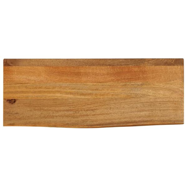 vidaXL Tischplatte mit Baumkante 80x30x2,5 cm Massivholz Mango