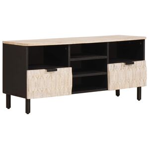 vidaXL TV-Schr&auml;nk Wei&szlig;e gewaschene Oberfl&auml;che 100 x 33 x 46 cm