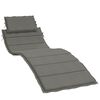 vidaXL Sonnenliegen-Auflage Melange Dunkelgrau 186x58x4 cm Stoff