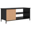 vidaXL TV-Schr&auml;nk Schwarz Eichen-Optik 100 x 40 x 45 cm Holzwerkstoff