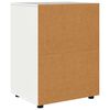 vidaXL Aufbewahrungsschrank Hochglanz Wei&szlig; 60 x 48 x 81 cm