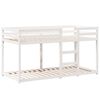 vidaXL Etagenbett mit Dach Wei&szlig; 75x190 cm Massivholz Kiefer