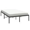 vidaXL Bettgestell Metall Schwarz 120x200 cm