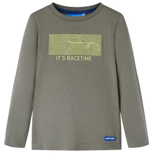 vidaXL Kinder-Langarmshirt Khaki 92