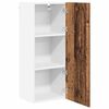 vidaXL H&auml;ngeschrank mit T&uuml;r Altholz 40 x 31 x 100 cm Holzwerkstoff