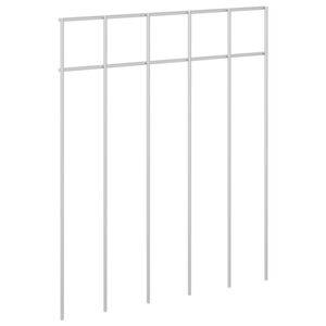 vidaXL Gartenzaun-Paneel 12 stk. 25 x 30 cm Verzinkter Stahl Silber