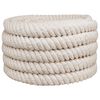 vidaXL Juteseil 300 mm 10 m Wei&szlig; 100% Tossa Jute