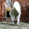 Nature Wintervlies mit Rei&szlig;verschluss 70 g/m&sup2; Wei&szlig; 2,5&times;2,5&times;3 m