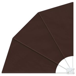 vidaXL Balkon Sichtschutz 115 x 115 cm Polyester Braun