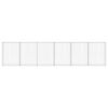vidaXL Gabionenwand mit Abdeckung Verzinkter Stahl 300x30x100 cm