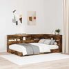 vidaXL Aufbewahrungskopfteil Ger&auml;ucherte Eiche 120 cm Holzwerkstoff