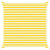 vidaXL Sonnensegel Gelb und Wei&szlig; 3,6 x 3,6 m 100 % Polyester Oxford