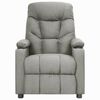 vidaXL Relaxsessel Hellgrau Stoff