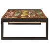 vidaXL Badregal mit Regal Mehrfarbig 100 x 50 x 23 cm Massives Altholz