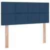 vidaXL Bett mit Stauraum und LED Blau 120 x 200 cm Polyester