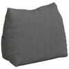 vidaXL R&uuml;ckenkissen Dunkelgrau 45 x 20 x 35 cm Stoff
