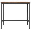 vidaXL Tisch Ger&auml;ucherte Eiche 100 x 50 x 90,5 cm