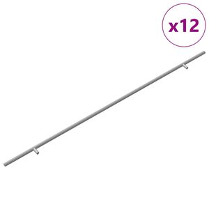 vidaXL Schrankgriff 12 Stk. Silber 900 mm Edelstahl