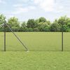 vidaXL Zaunpfosten Grau 100 x 1,2 m (13 mm Maschenabstand)