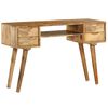 vidaXL Schreibtisch Massivholz Mango 115&times;47&times;76 cm