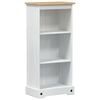 vidaXL B&uuml;cherregal Wei&szlig; 46 x 29 x 100 cm Massives Kiefernholz