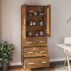 vidaXL Highboard R&auml;uchereiche Holzwerkstoff