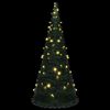 vidaXL K&uuml;nstlicher Pop-Up-Weihnachtsbaum mit Beleuchtung Gr&uuml;n 210 cm