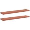 vidaXL Wandregal Wandhalterung 2 Stk. Rot 120 x 23,5 x 3,8 cm