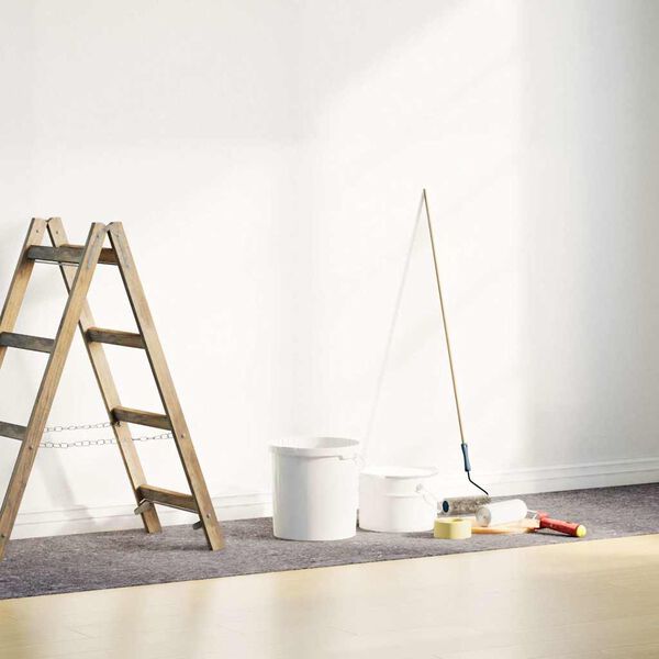 vidaXL Rutschfestes Malervlies 5 m 280 g/m² Grau