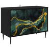 vidaXL TV-Schrank WIJHE 69 x 33 x 50,5 cm Schwarz Eichen-Optik
