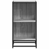 vidaXL B&uuml;cherregal Grau Sonoma 40x35x76 cm Holzwerkstoff