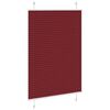 vidaXL Plissee Bordeauxrot 95x100 cm Stoffbreite 94,4 cm Polyester