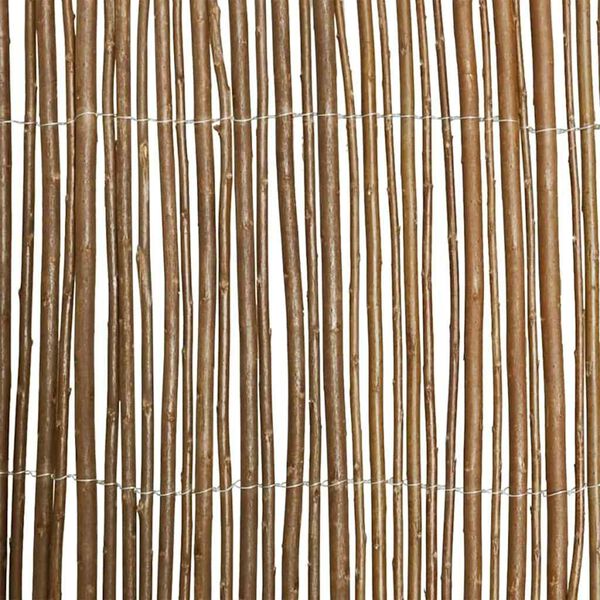 vidaXL Weidenzaun Natur 170 x 500 cm Weide