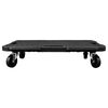 vidaXL Transportroller Schwarz 58x38x12 cm PP
