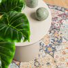 vidaXL Teppich ARBIZU Indoor und Outdoor Vintage-Design &Oslash; 120 cm