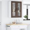 vidaXL K&uuml;chenschrank Braun Eichen-Optik 60 x 31 x 80 cm Holzwerkstoff