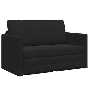 vidaXL Schlafsofa Schwarz 124 x 71 x 78 cm Samt