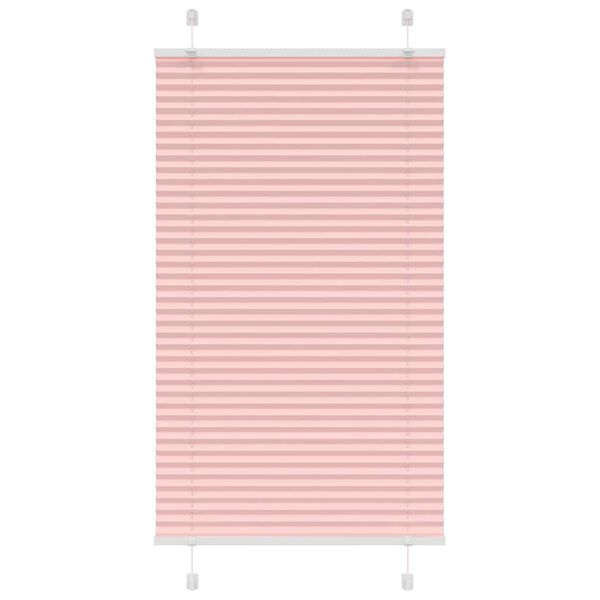 vidaXL Plissee Rosa 80x150 cm Stoffbreite 79,4 cm Polyester