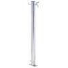 vidaXL Wassers&auml;ule f&uuml;r den Garten 100 cm Edelstahl Rund