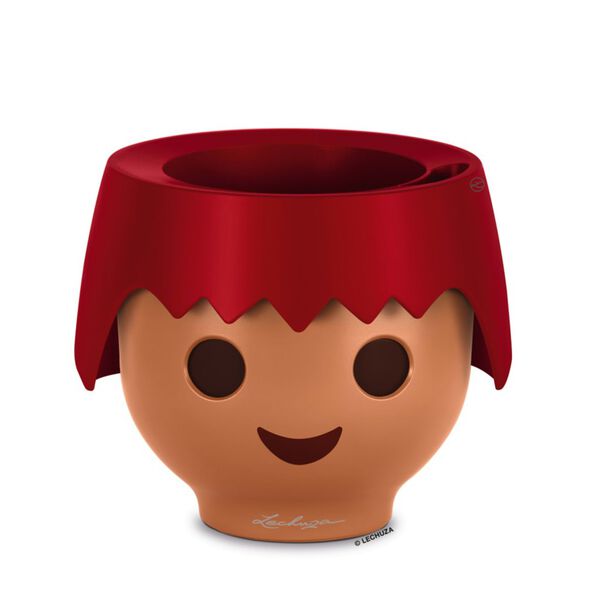 LECHUZA Tisch-Pflanzgef&auml;&szlig; OJO ALL-IN-ONE Feuerrot