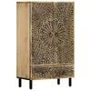 vidaXL Highboard 60x33x100 cm Massivholz Mango