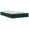 vidaXL Ottoman-Bett ohne Matratze Dunkelgr&uuml;n 120x200 cm Samt