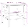 vidaXL Nachttische 2 Stk. Schwarz 40x42x45 cm Holzwerkstoff