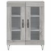 vidaXL Sideboard Grau Sonoma 69,5x34x90 cm Holzwerkstoff